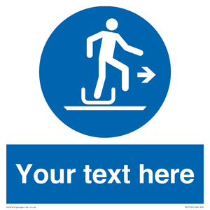 Custom Alighting from a toboggan to the right